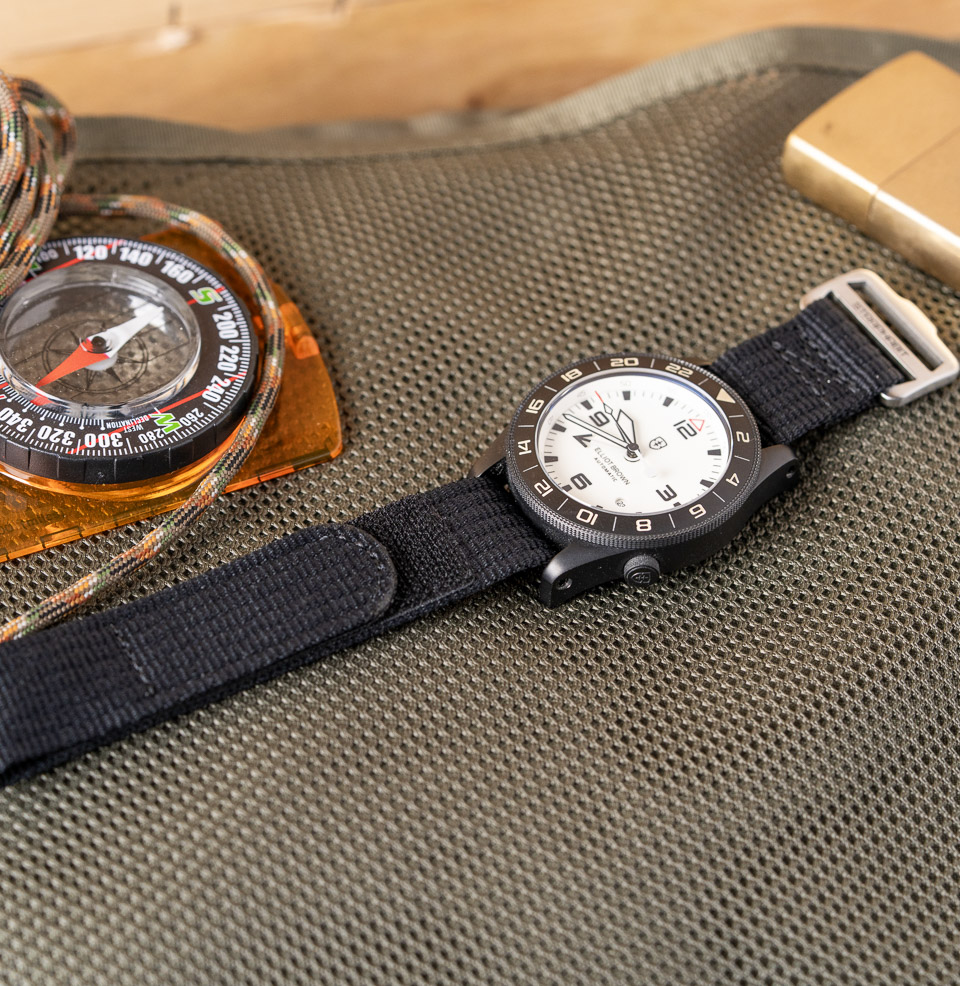 Hook and Loop Single Pass Watch Straps Quick-Change Pass-Through Design