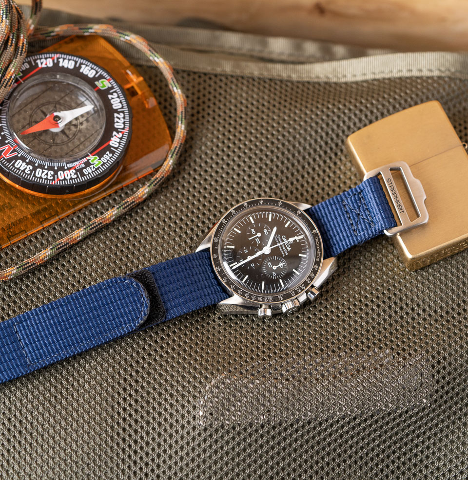 Hook and Loop Single Pass Watch Straps Quick-Change Pass-Through Design