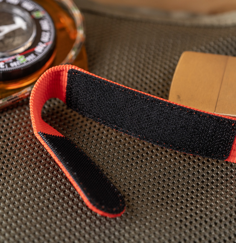 Hook and Loop Single Pass Watch Straps Slim 1.5mm Profile