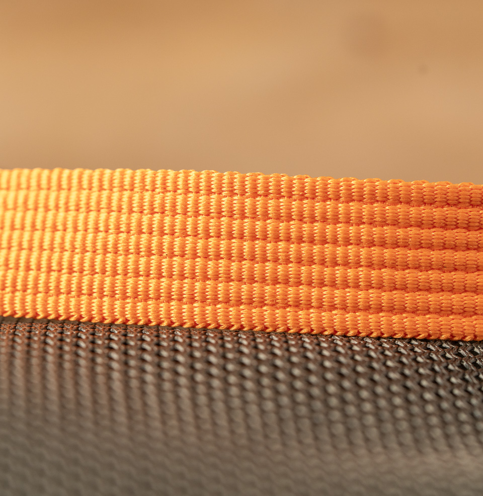Hook and Loop Single Pass Watch Straps Ribbed Nylon Construction