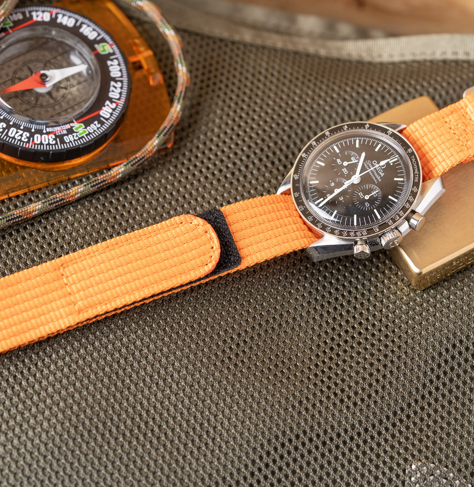 Hook and Loop Single Pass Watch Straps Quick-Change Pass-Through Design