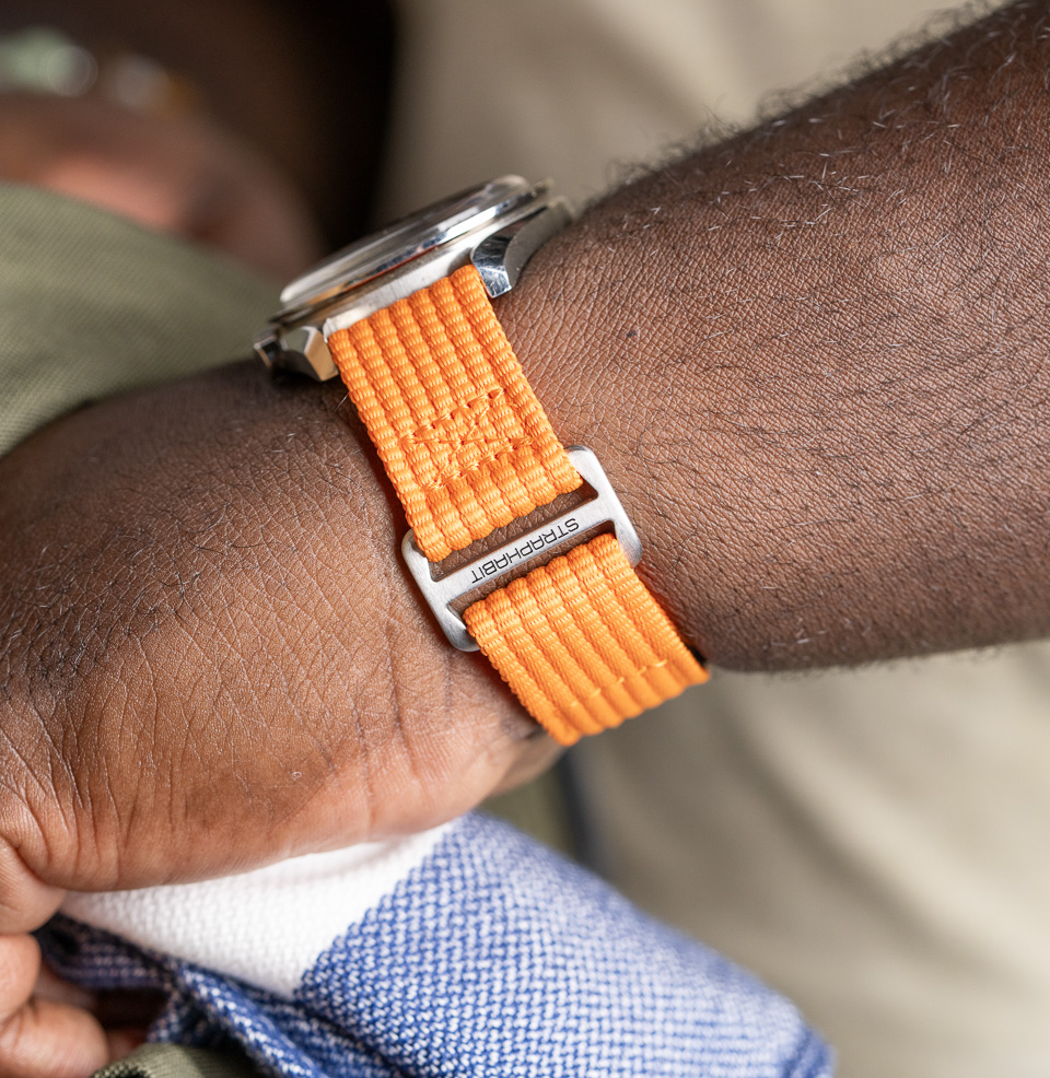 Hook and Loop Single Pass Watch Straps Hook-and-Loop Closure