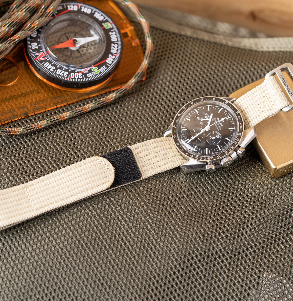 Hook and Loop Single Pass Watch Straps Quick-Change Pass-Through Design