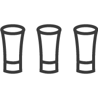 Eau pétillante + rim de sel