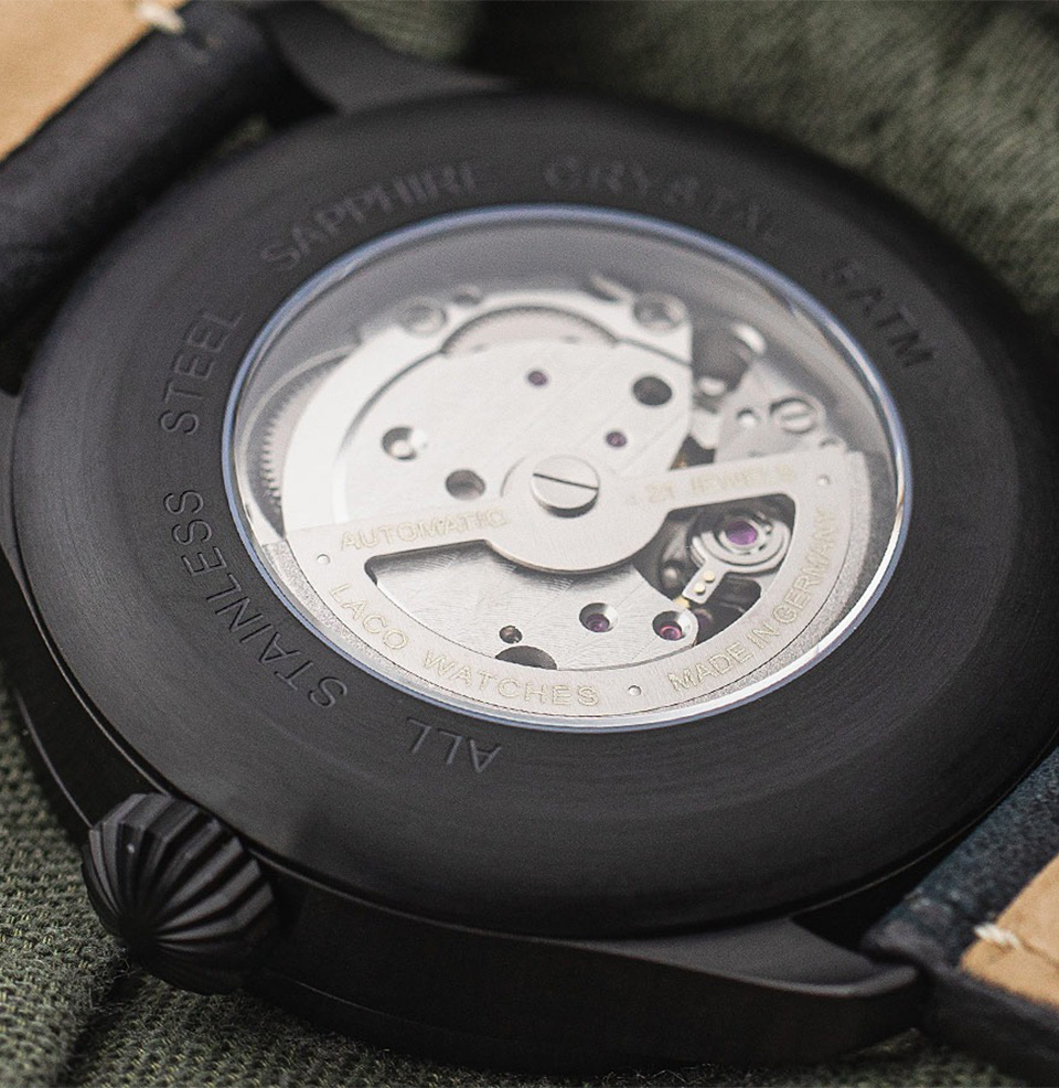 Altenburg 39mm Automatic Exhibition Caseback
