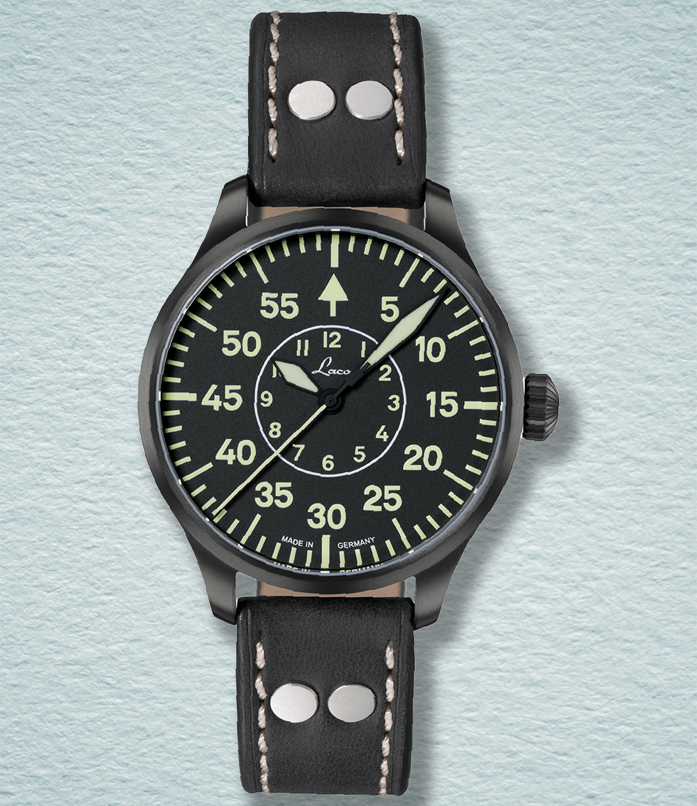 Bielefeld 39mm Black Dial