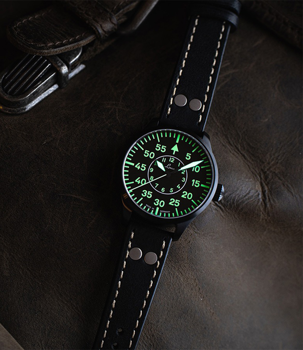 Bielefeld 39mm Black Dial