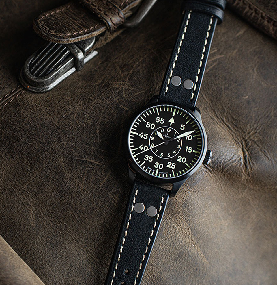 Bielefeld 39mm Black Dial Laco Bielefeld