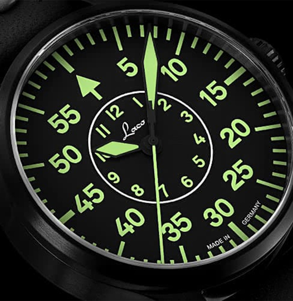 Bielefeld 39mm Black Dial Type B Dial Configuration