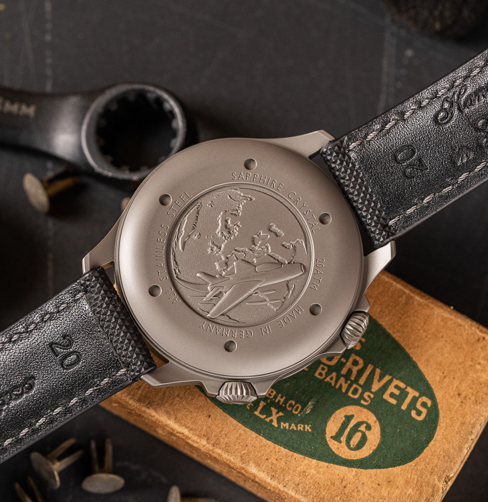 Frankfurt GMT 40mm (2026) Highly Detailed Case-back