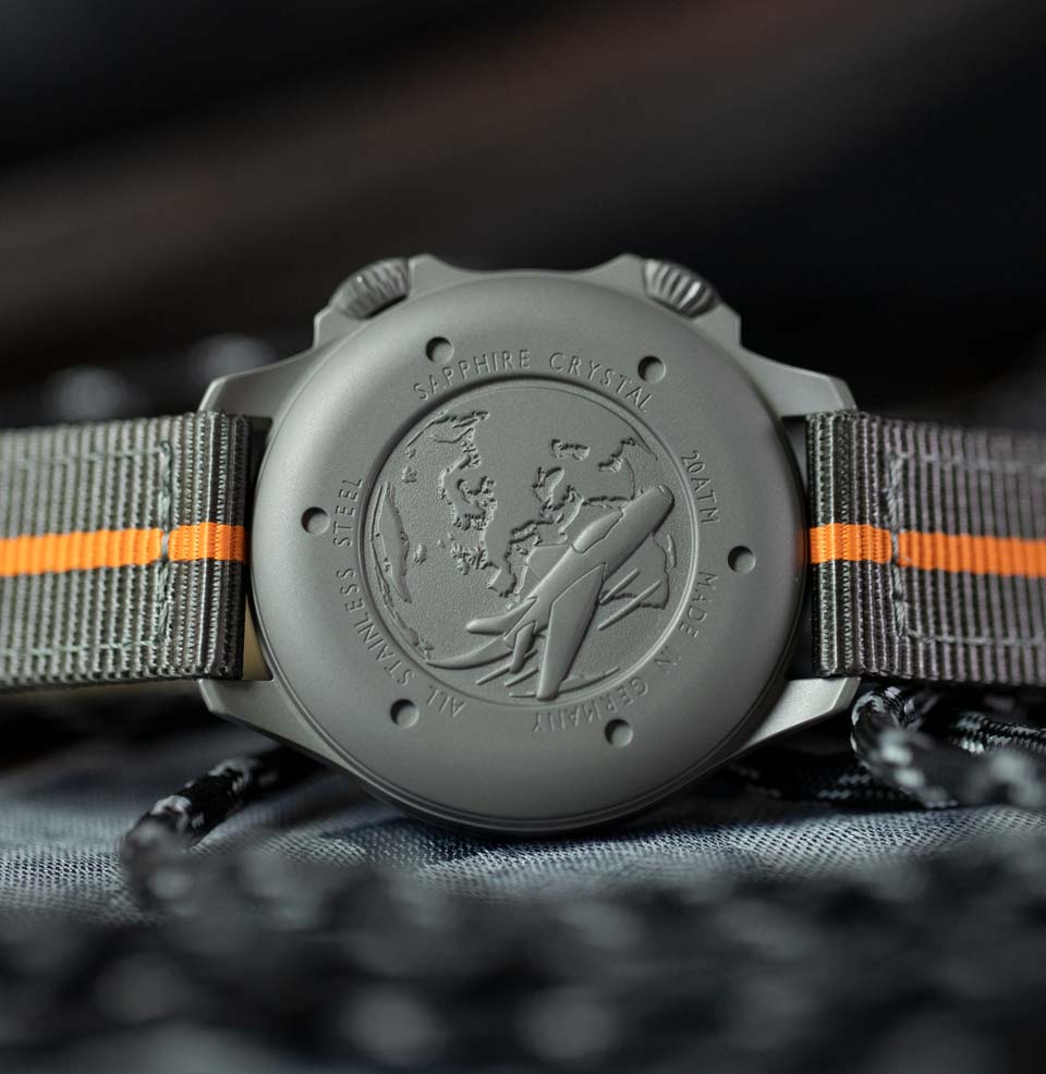 Frankfurt GMT 40mm (2026) Highly Detailed Case-back