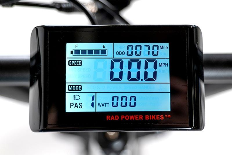 Rad Power Bikes LCD display