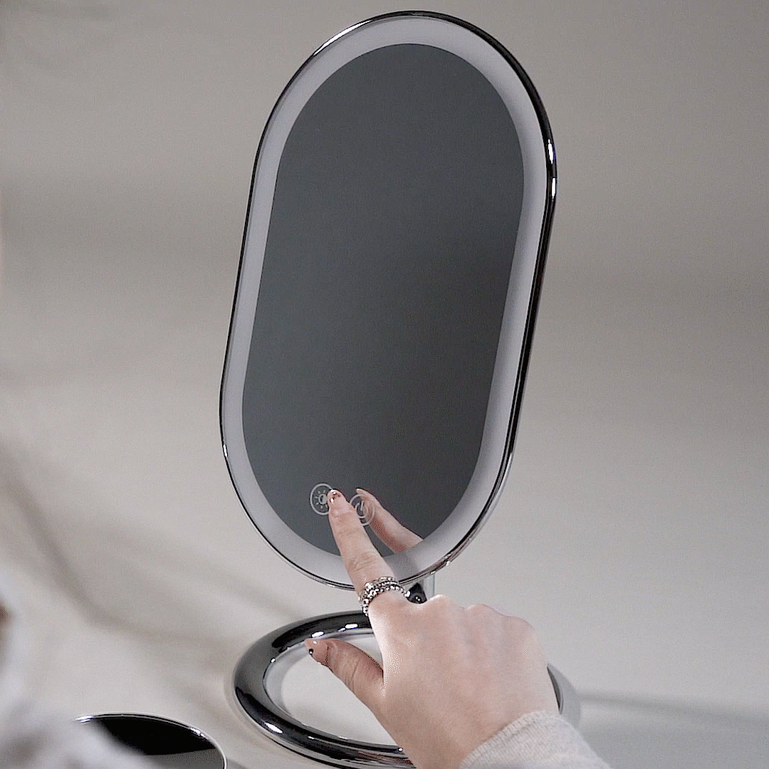 Fancii vera led lighted vanity mirror for countertop