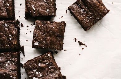 Brownies on a plate