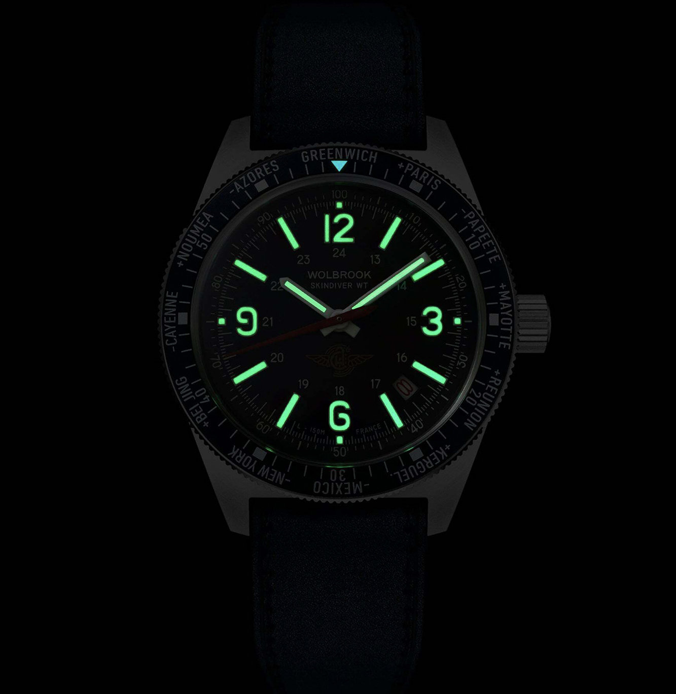 Wolbrook Skindiver WT Automatic — Aéro-Club de France Special Edition C3 Super-LumiNova