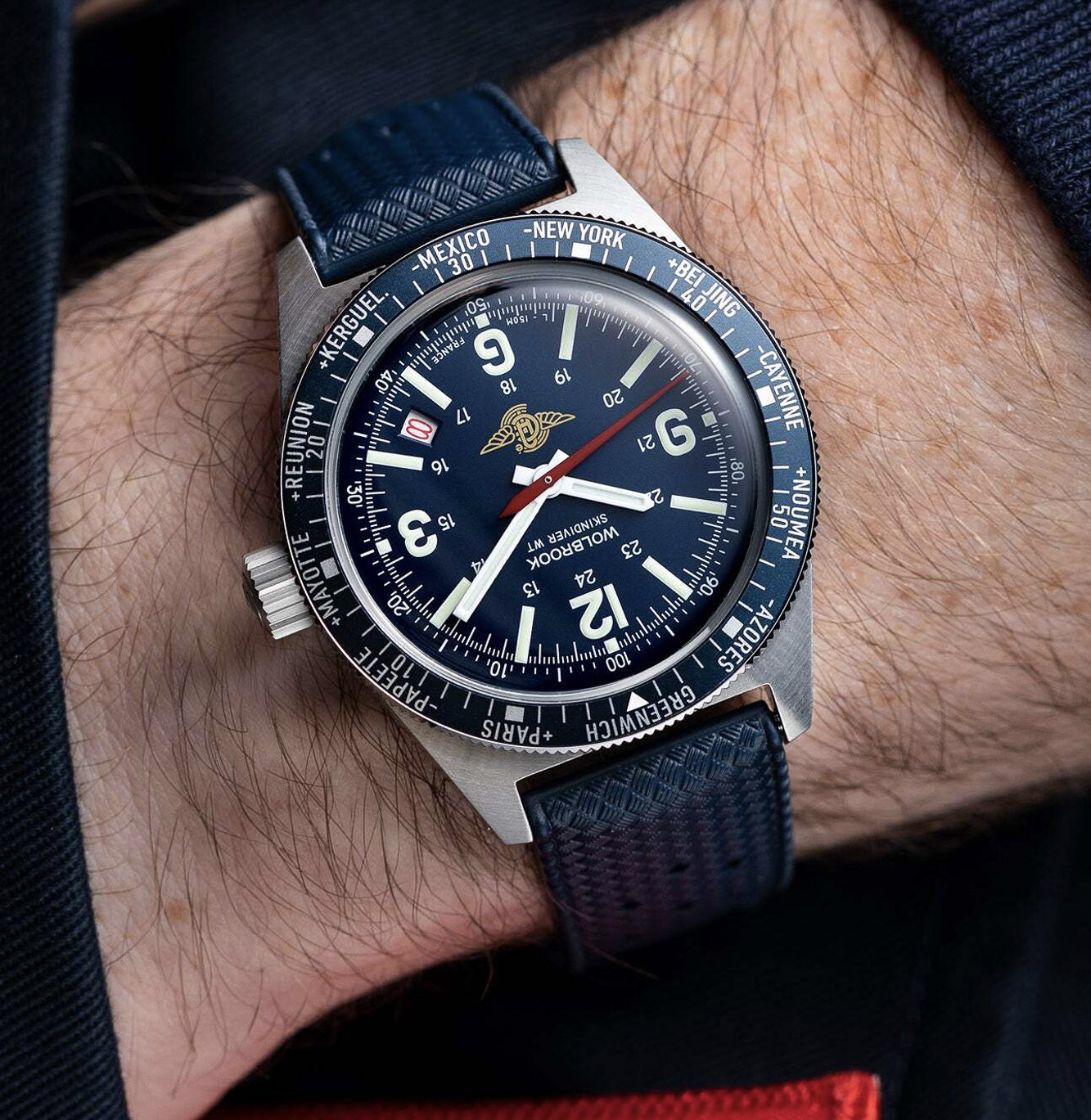 Wolbrook Skindiver WT Automatic — Aéro-Club de France Special Edition 150m water resistance
