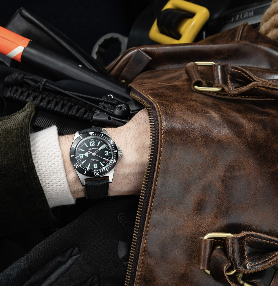 Skindiver II Automatic Dive Watch - Narwhal Limited Edition 40mm Stainless Steel Case
