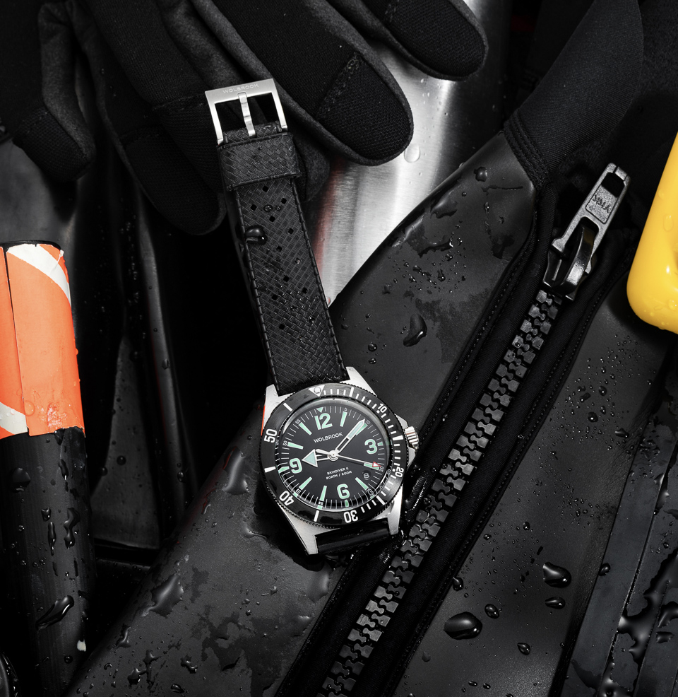 Skindiver II Automatic Dive Watch - Narwhal Limited Edition Rubber Strap