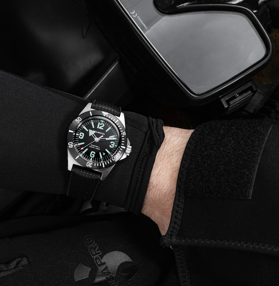 Skindiver II Automatic Dive Watch - Narwhal Limited Edition 40mm Stainless Steel Case