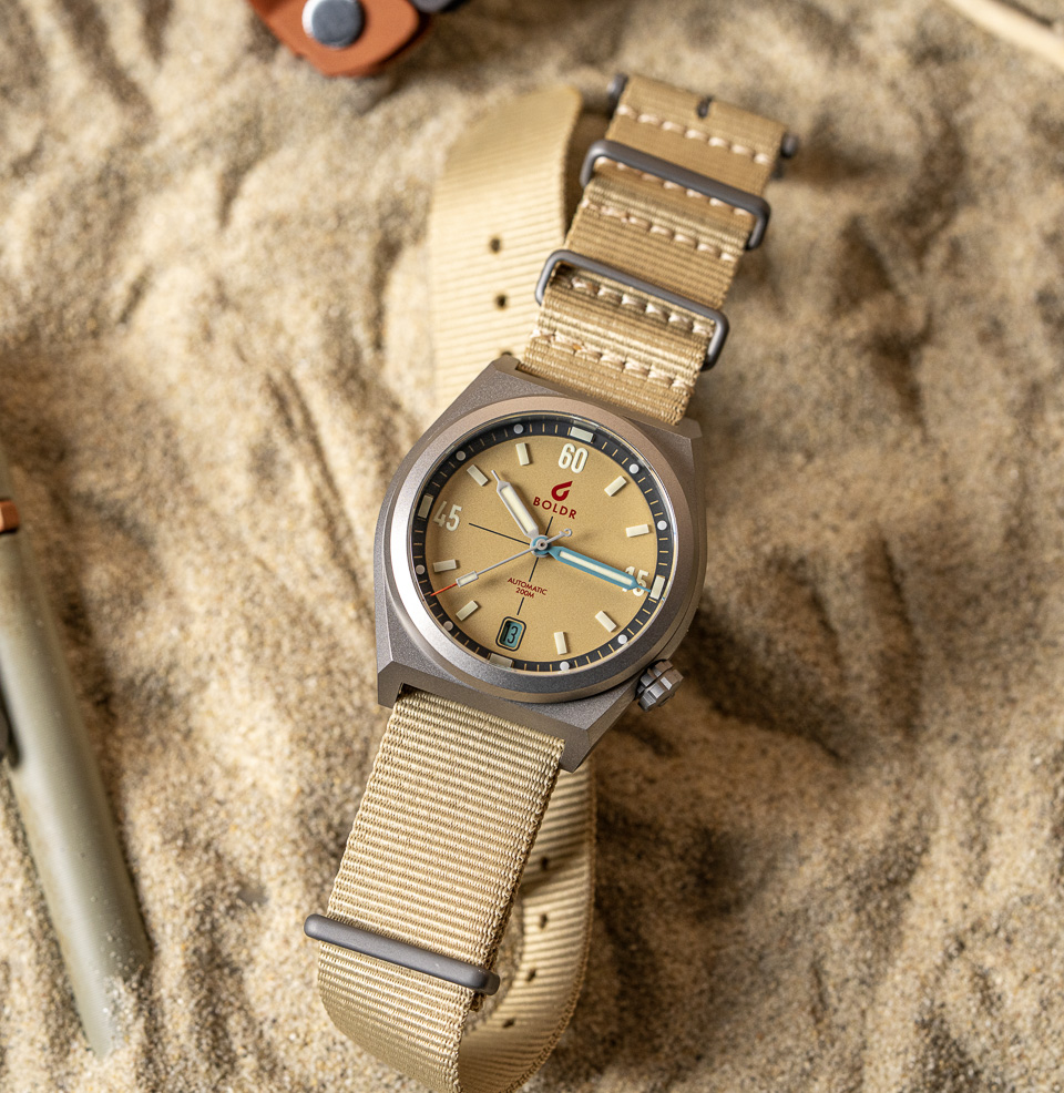 Boldr x Windup Watch Shop Venture LE V3 - Preorder Sand Color Scheme