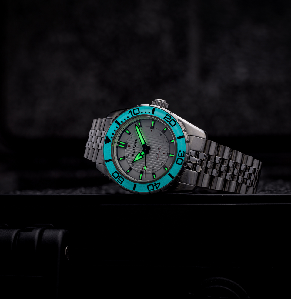 Islander Saltaire 38mm Solar Dive Watch The Saltaire