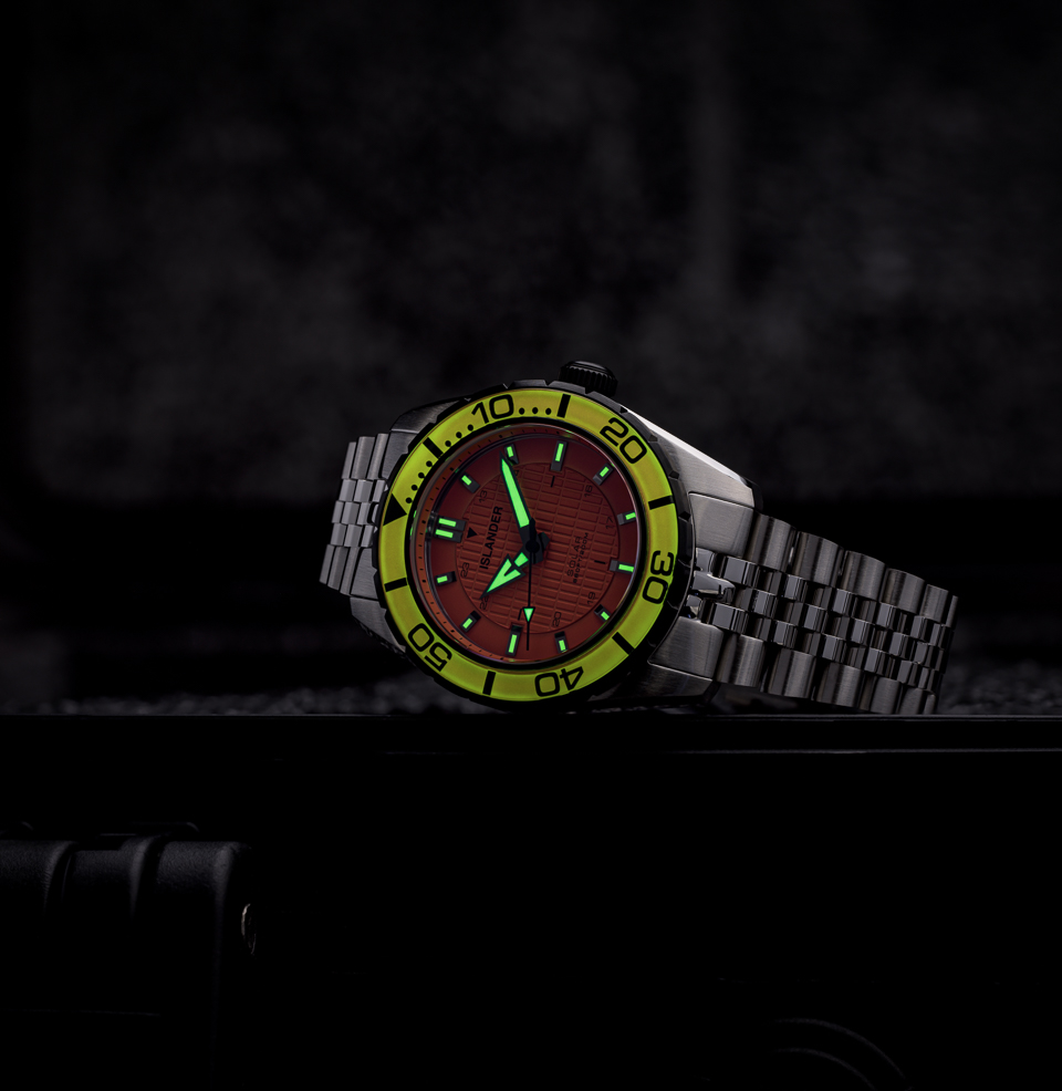 Islander Saltaire 38mm Solar Dive Watch The Saltaire