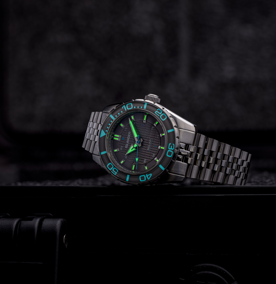 Islander Saltaire 38mm Solar Dive Watch The Saltaire