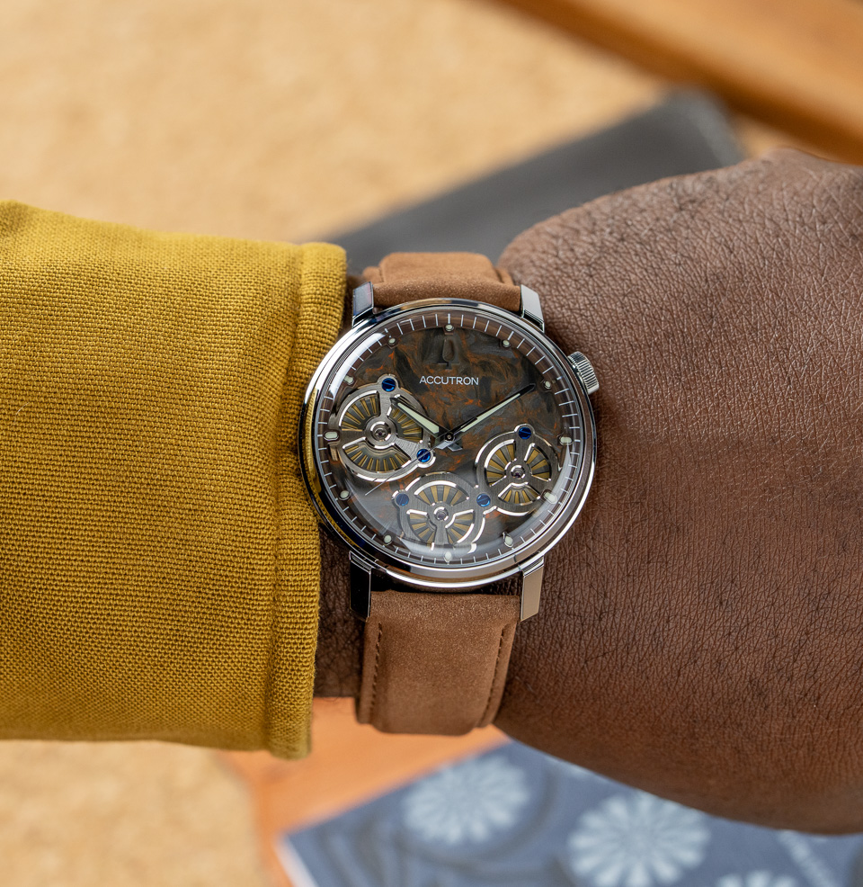 Spaceview Evolution Electrostatic 43.5mm stainless steel case
