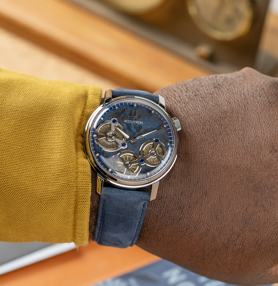Spaceview Evolution Electrostatic 43.5mm stainless steel case