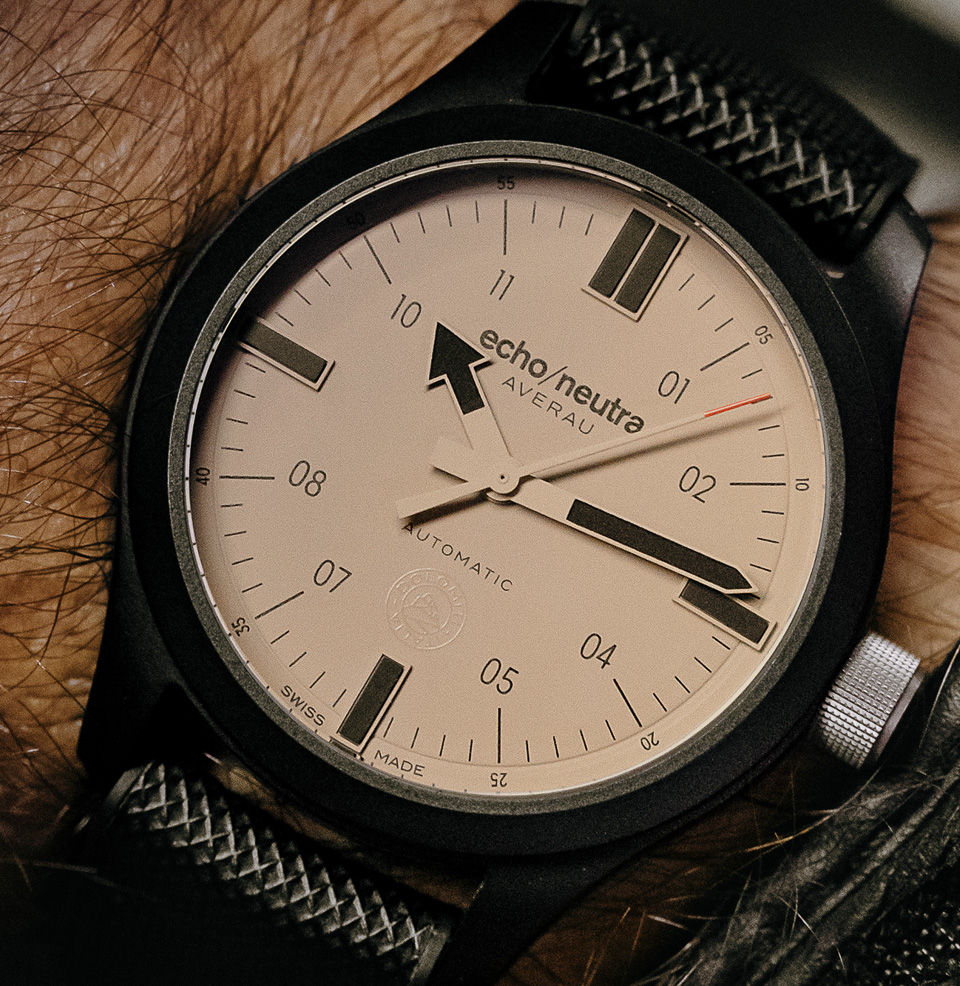echo/neutra Averau Ceramic Sand Sellita SW200-1 movement