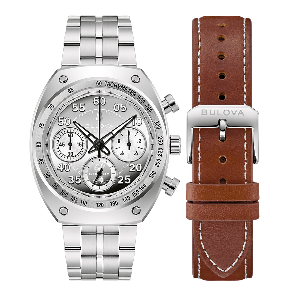 Bulova SHELBY® Racer Chronograph – 96K118 Bonus leather strap