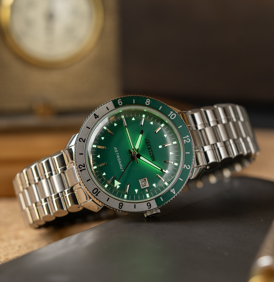 Astronaut GMT Watch Collection Lume throughout