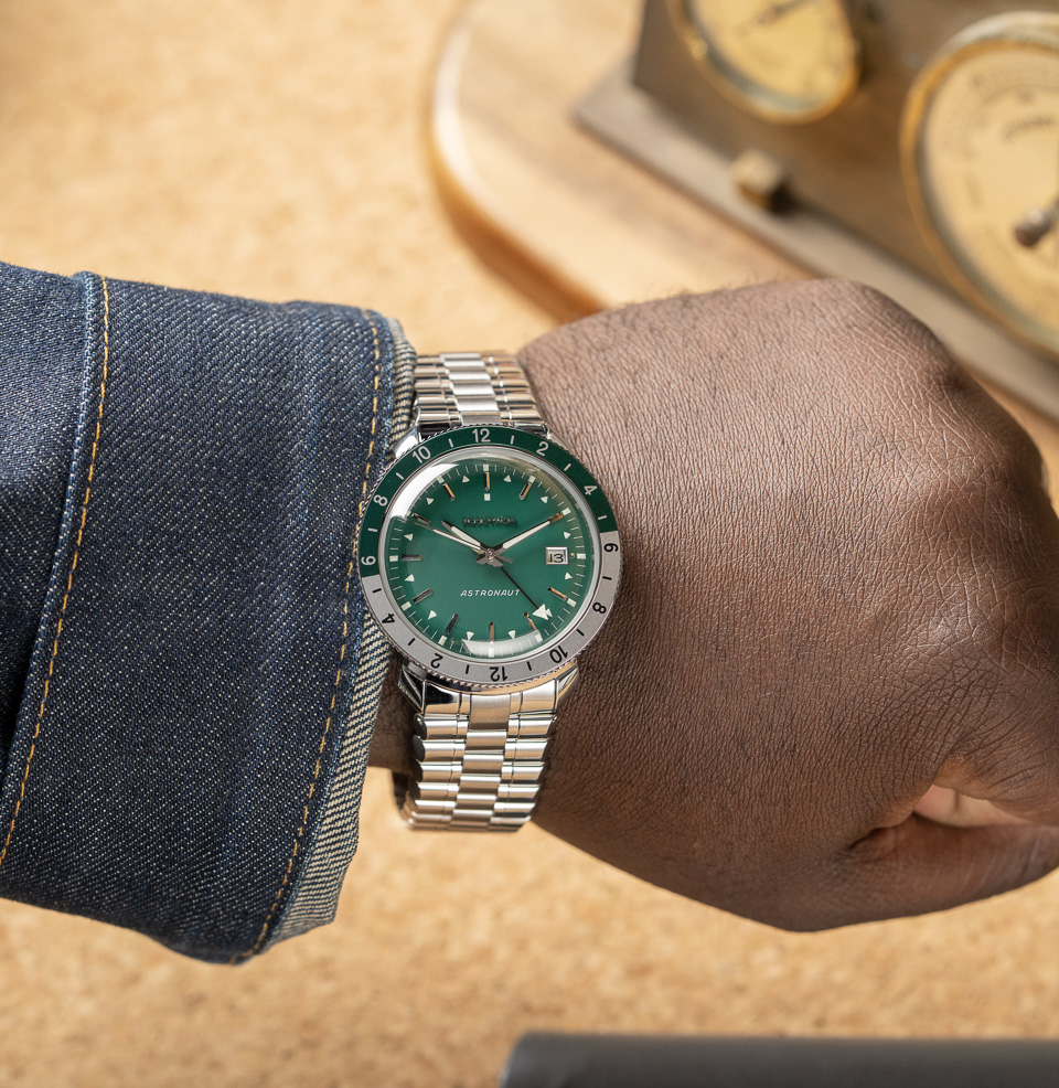 Astronaut GMT Watch Collection 42mm Stainless Steel Case