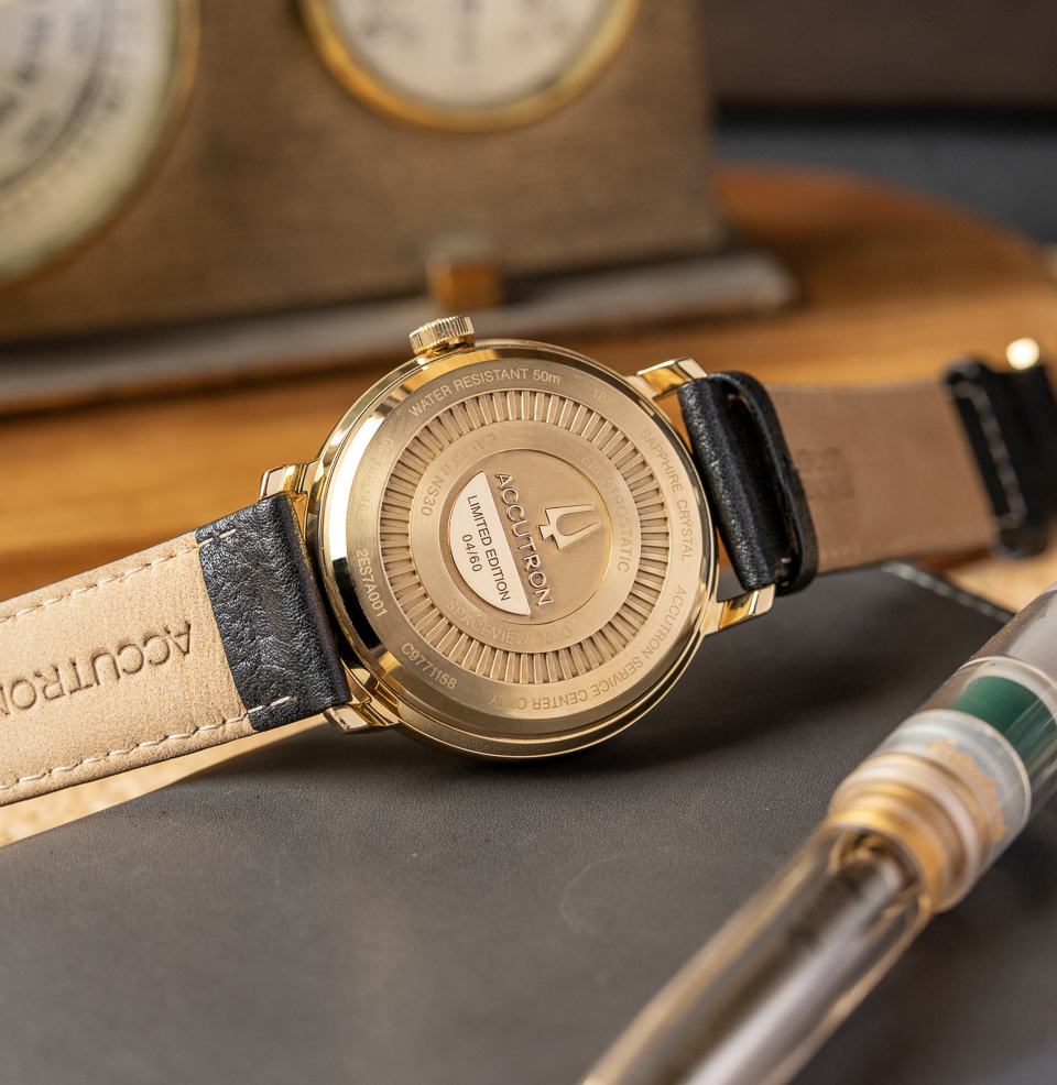Accutron Spaceview 2020 60th Anniversary Limited Edition (18K Gold) Electrostatic movement