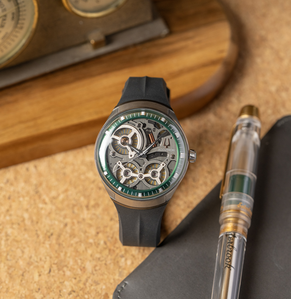Accutron DNA Open-work dial