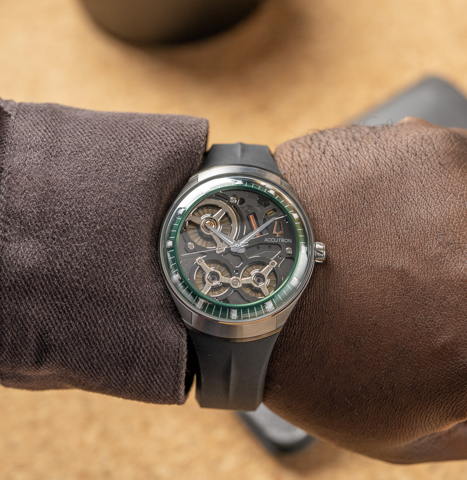 Accutron DNA 45mm stainless steel case