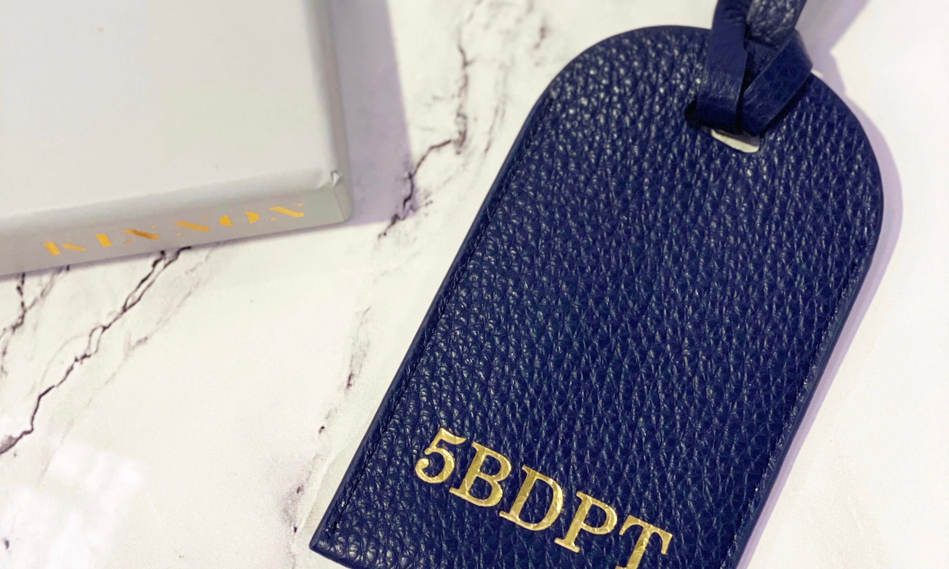 thumb-HALE LUGGAGE TAG - CARAMEL