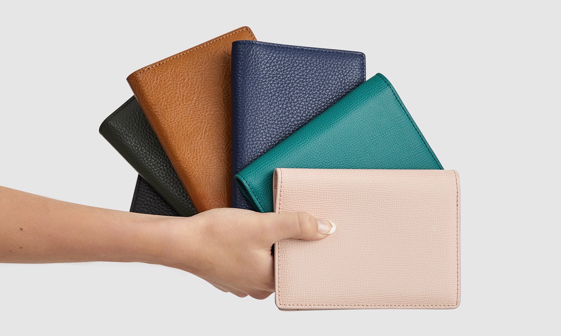 thumb-EARLE PASSPORT HOLDER - CARAMEL
