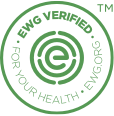 EWG Verified Icon, For Your Health. EWG.ORG TM.