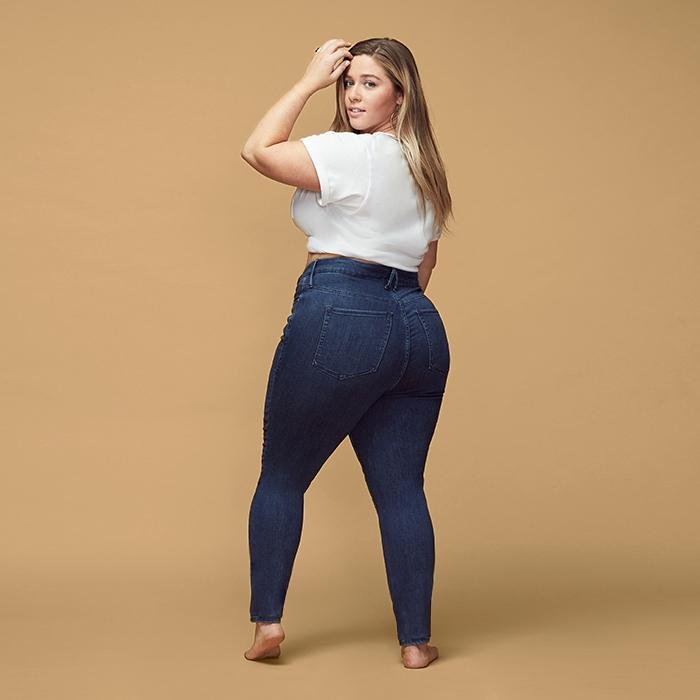 girl in jeans size 15