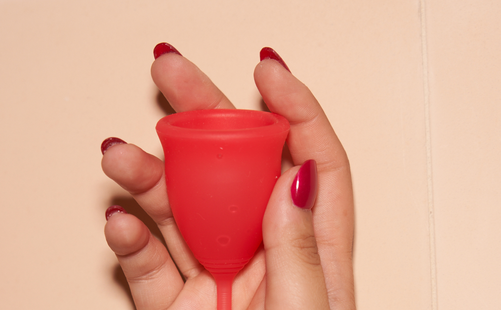 Ruby Cup Menstrual Cup in Small and Medium
