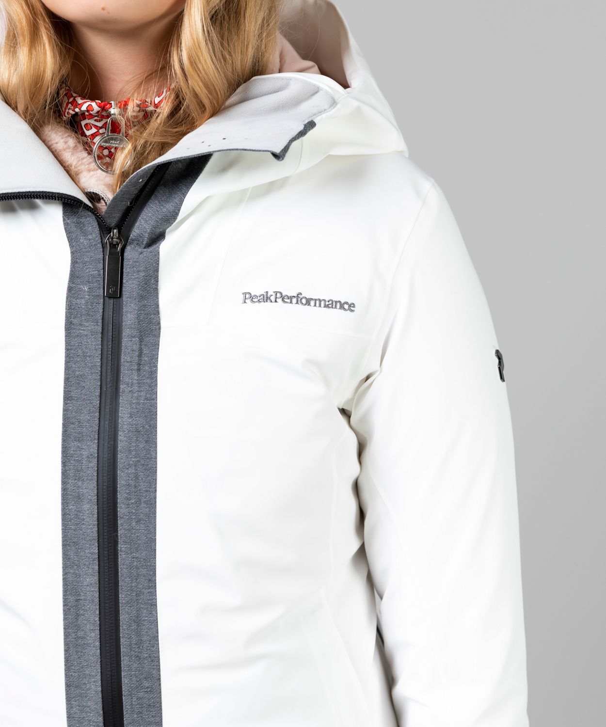Women's Velaero Core White Ski Jacket Sale