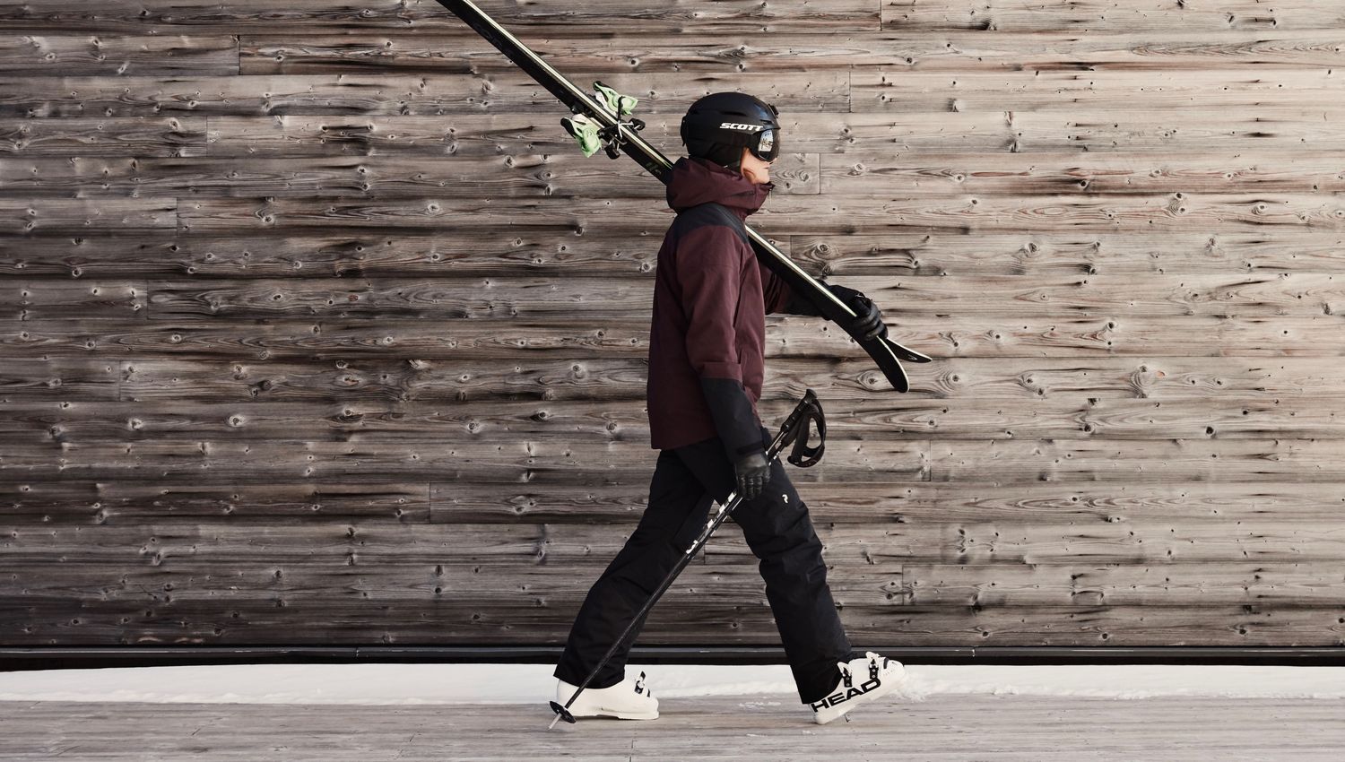 Men's Maroon Gore-Tex Ski Pants
