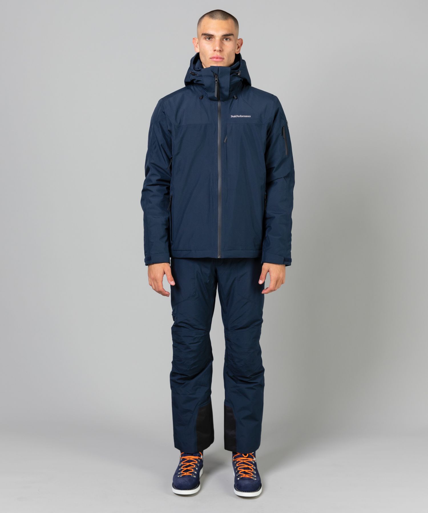 Men's Maroon Gore-Tex Ski Jacket