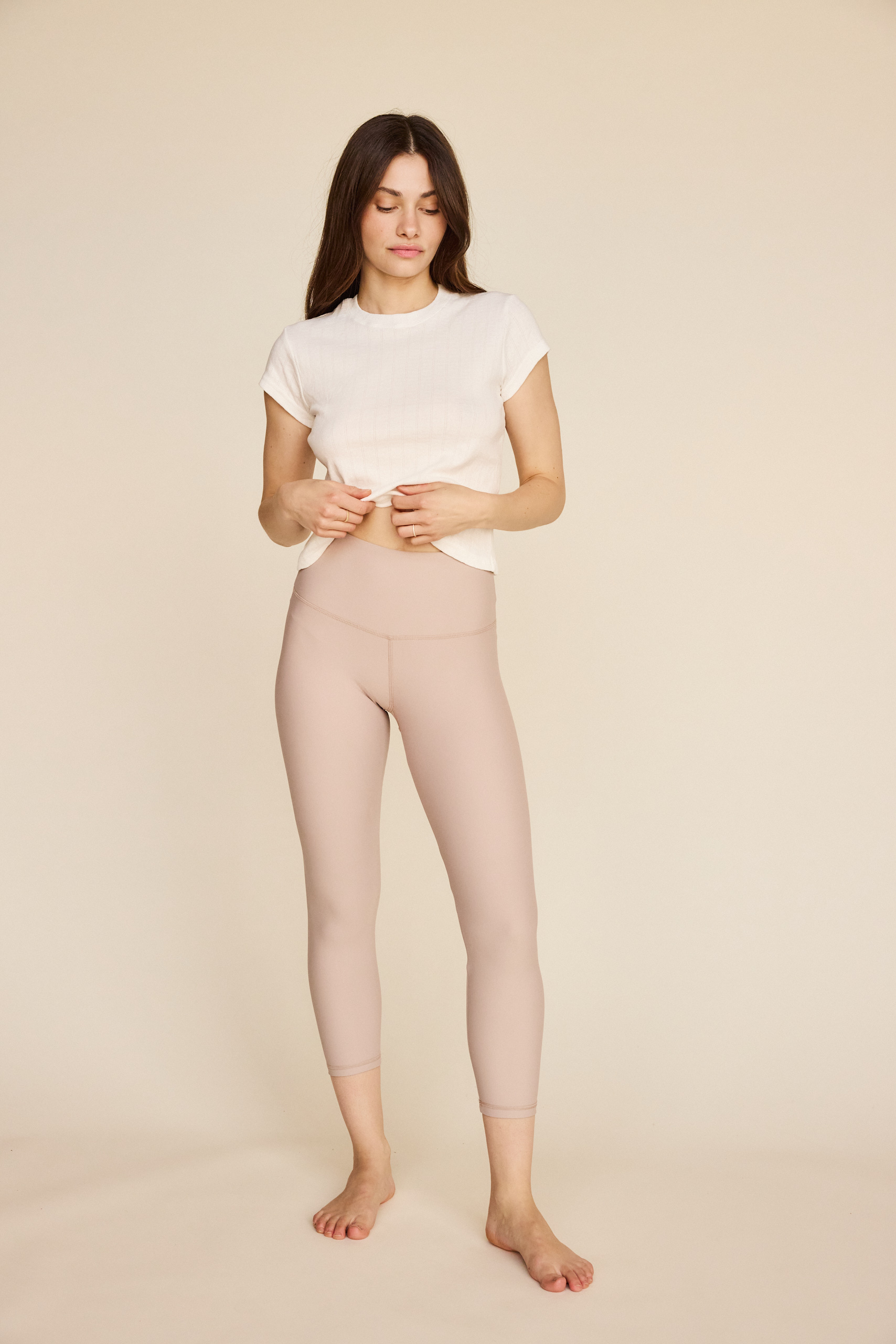 Strut This Womens Teagan 7/8 Legging in Bashful