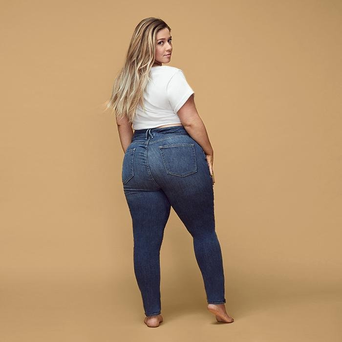 girl in jeans size 15