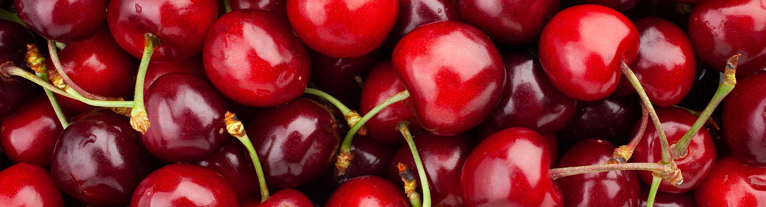 A bunch of cherries