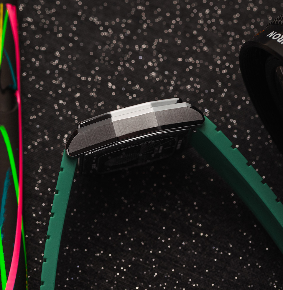 Xeric x Worn & Wound Sector Retrograde Night Vision Custom Quartz Internals