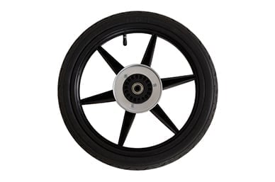 active use with 16” true air filled rear wheel tyres that have a bias ply construction for more robust play are included