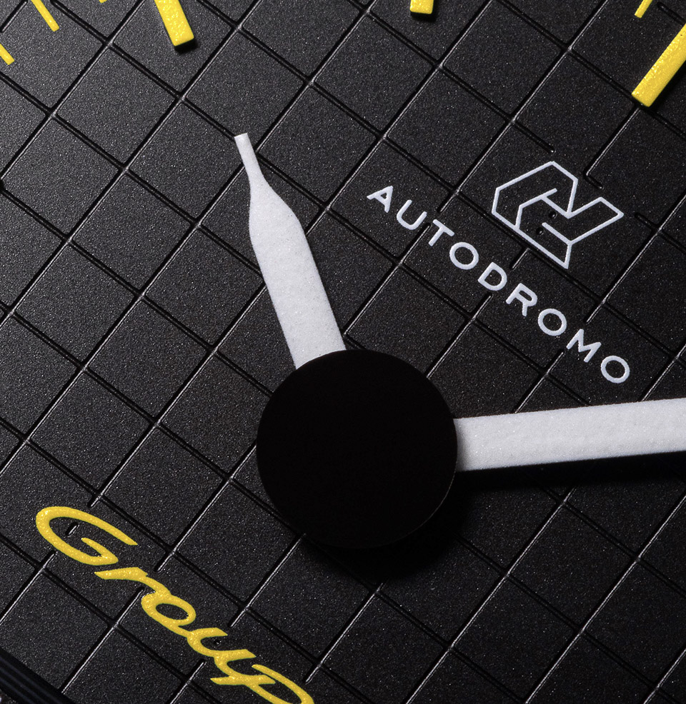 Group C Turbo Sport Watch Collection Grid pattern dial